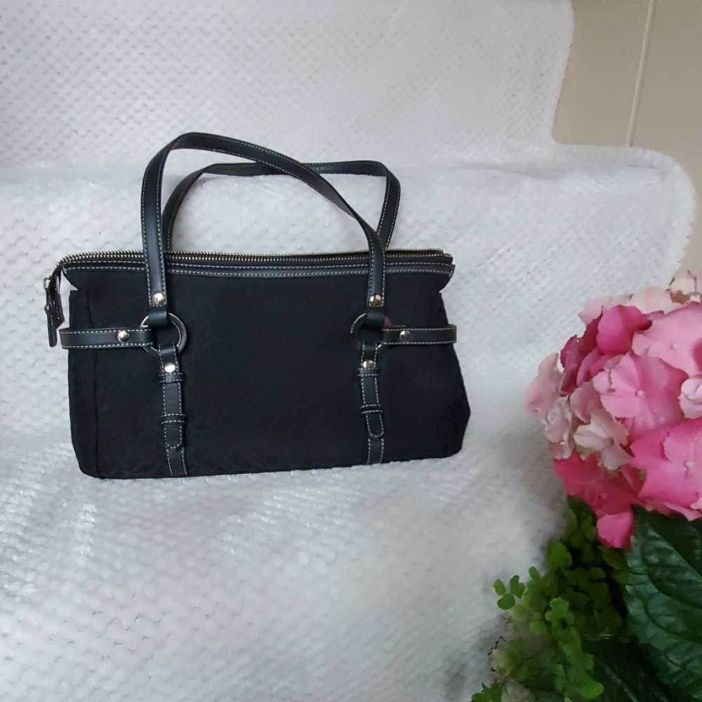 Soft Pebbled Rectangular Satchel - image 2